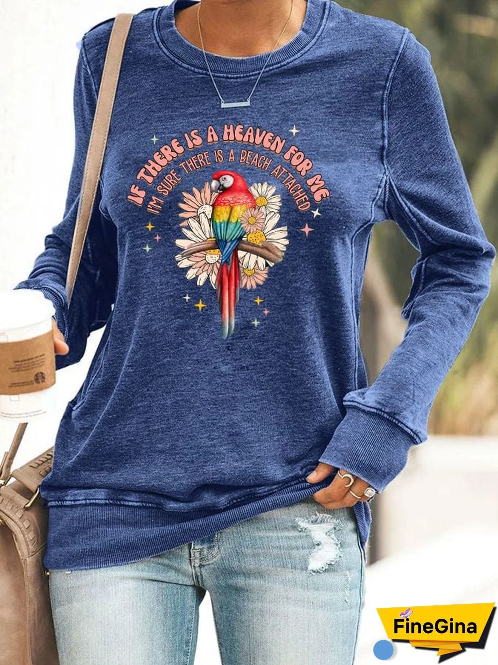 Women's If There's A Heaven For Me Casual Sweatshirt
