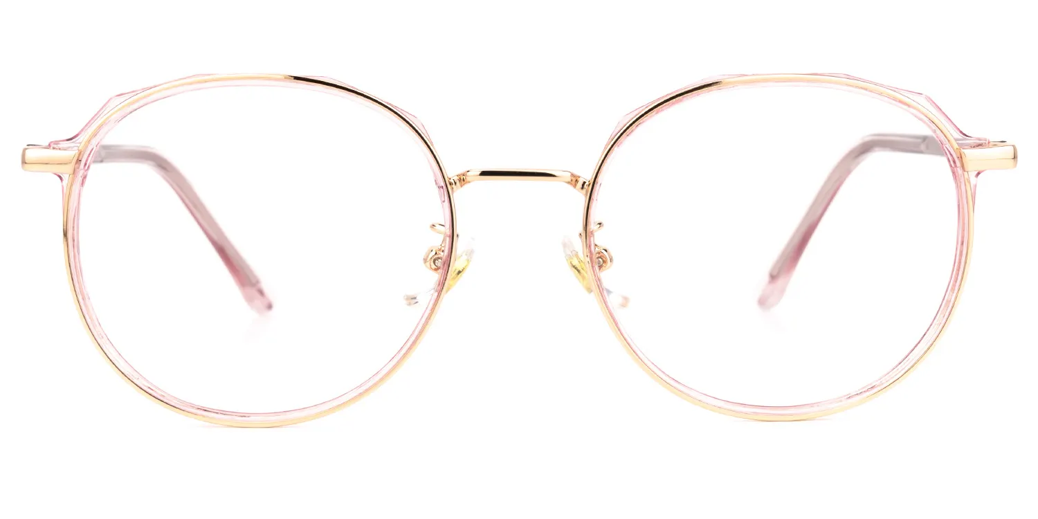 Calista Rosa-Gold Rund Brille Rosa-Gold