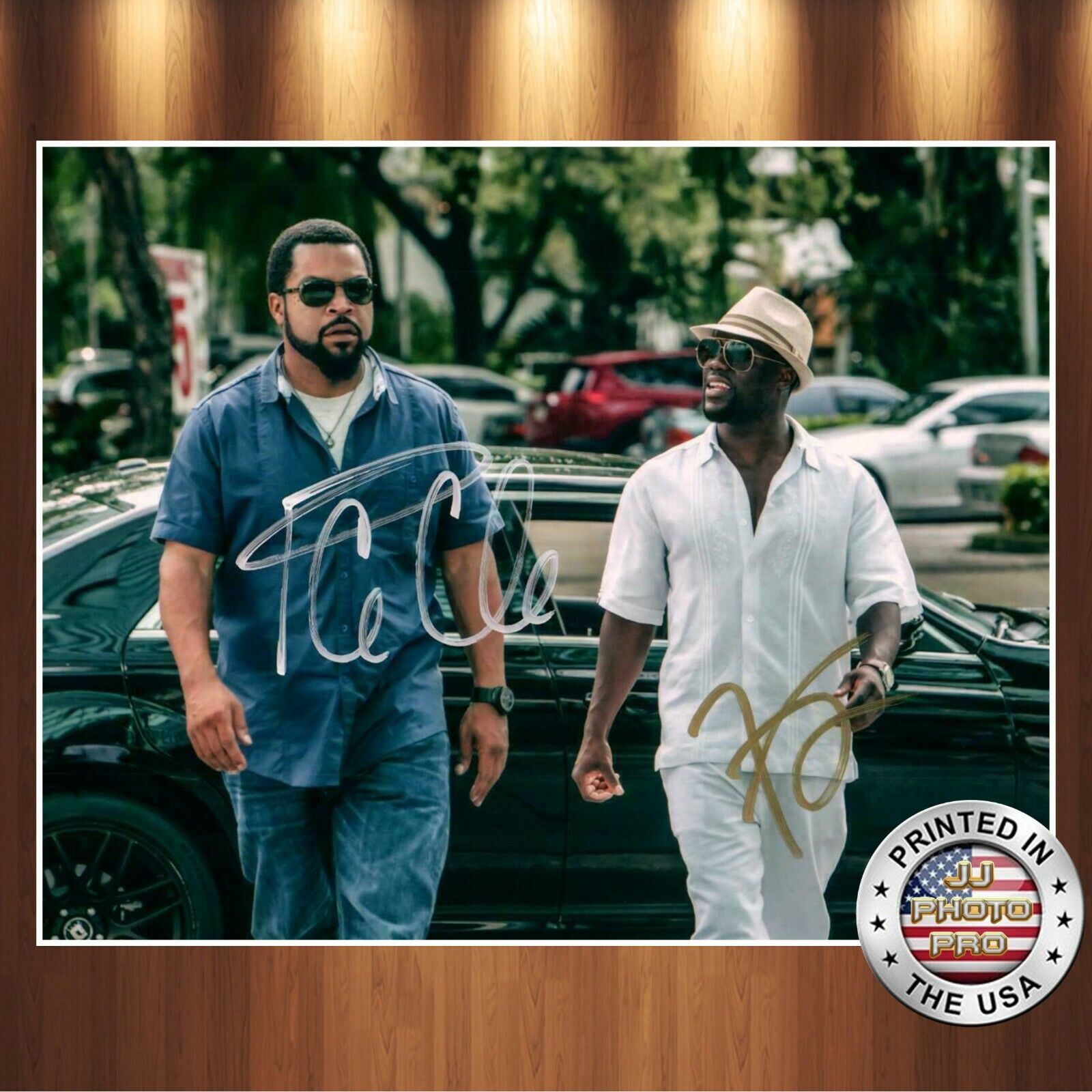 Ice Cube Kevin Hart Ride Along Autographed Signed 8x10 Photo Poster painting REPRINT