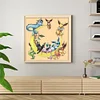 (Stamped/Counted) Evolution Form Of Pok&eacute;mon Eevee - 11CT Cross Stitch 50*50cm/19.69*19.69in