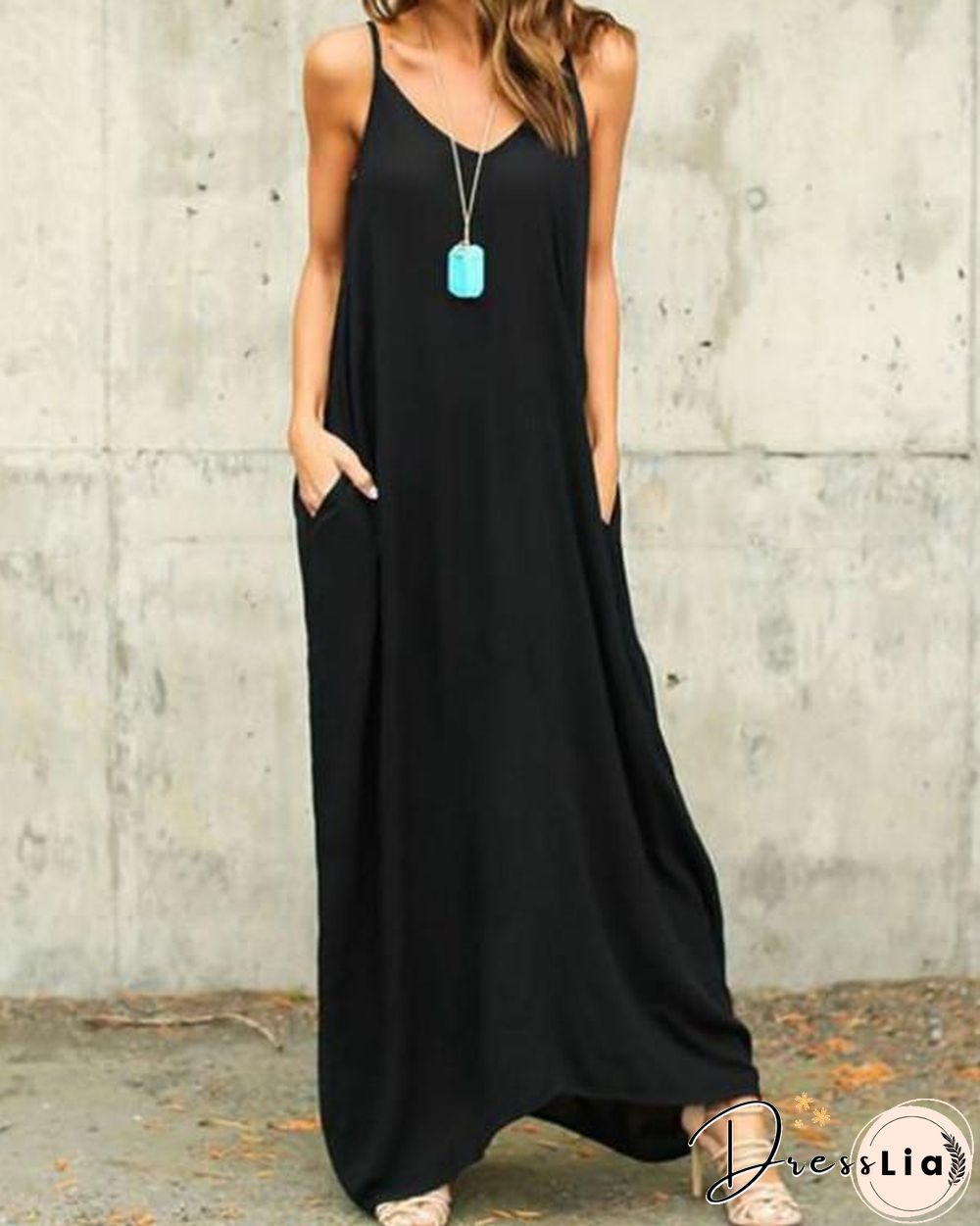 Summer Boho Casual Long Maxi Evening Party Loose Beach Dresses Sundress