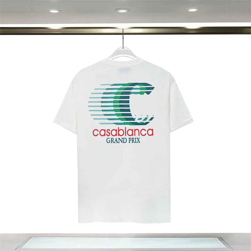 Casablanca 2023 new fashion T-shirt short sleeves