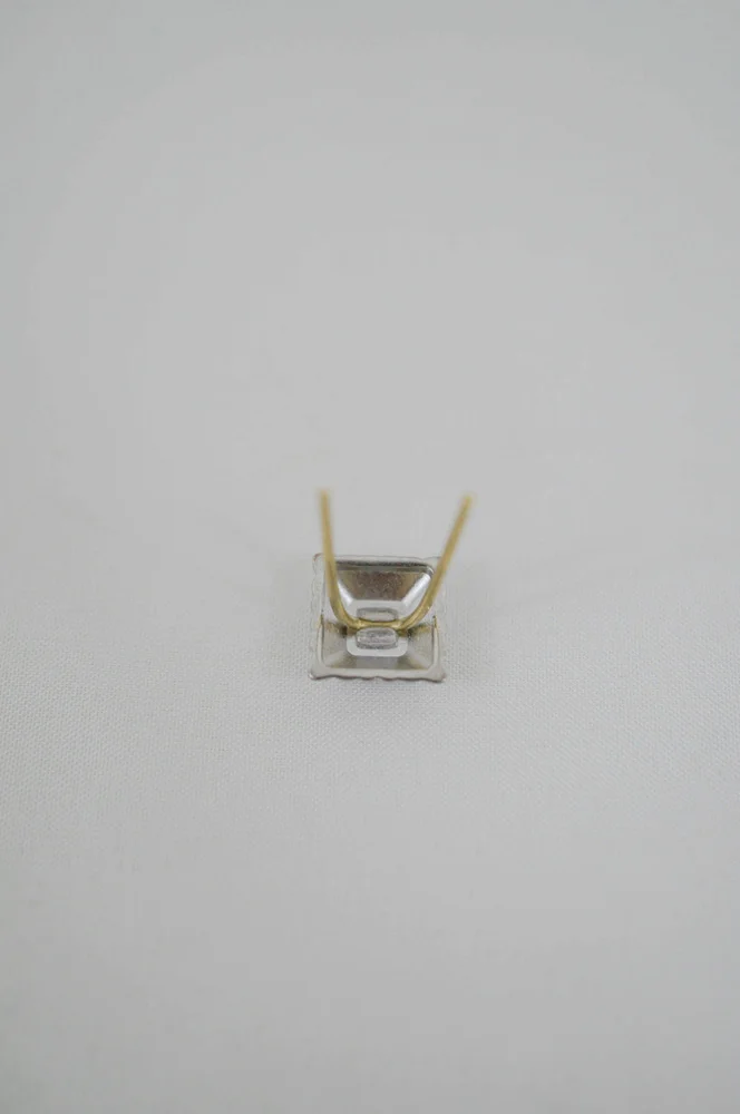   WW2 GermanRank Pips Cypher Silver 12mm For Shoulder Boards Collar Tabs 4pcs German-Uniform