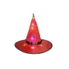Halloween Chapeau de Sorci&egrave;re Rougeoyant Led Magicien