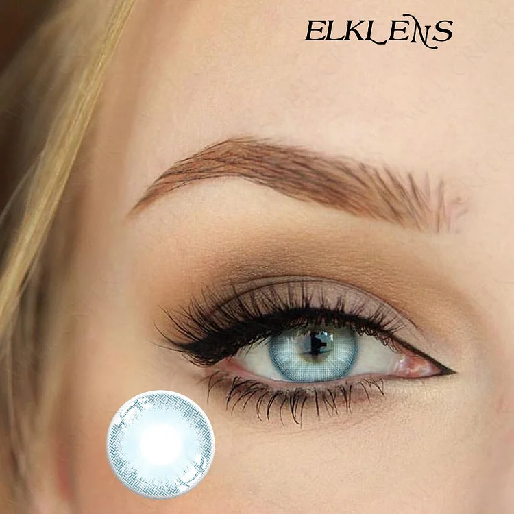 Soft Girl Blue Eyes Makeup Nougat Skin Tone