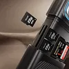 llano 4.0 High-Speed ​​Card Reader, Multi-functional Camera SD Card, TF Card, CCD Internal Memory Card Storage Box