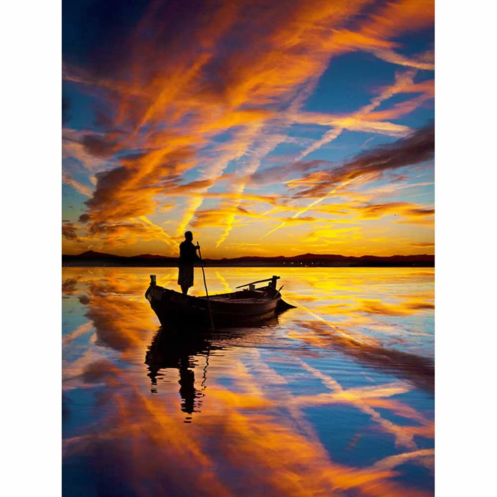Diamond Painting - Full Round/Square Drill - Sunset(30*40 - 50*60cm)