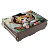 Diamond Painting Storage Box DIY 5D Diamond Painting Jewelry Box Kits