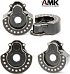 AMK Brass Internal Wheel Counter Weight Knuckle Counterweight 89g/pcs for 1/10 RC Crawler TRX-6 TRX-4 Bronco Defender Upgrade