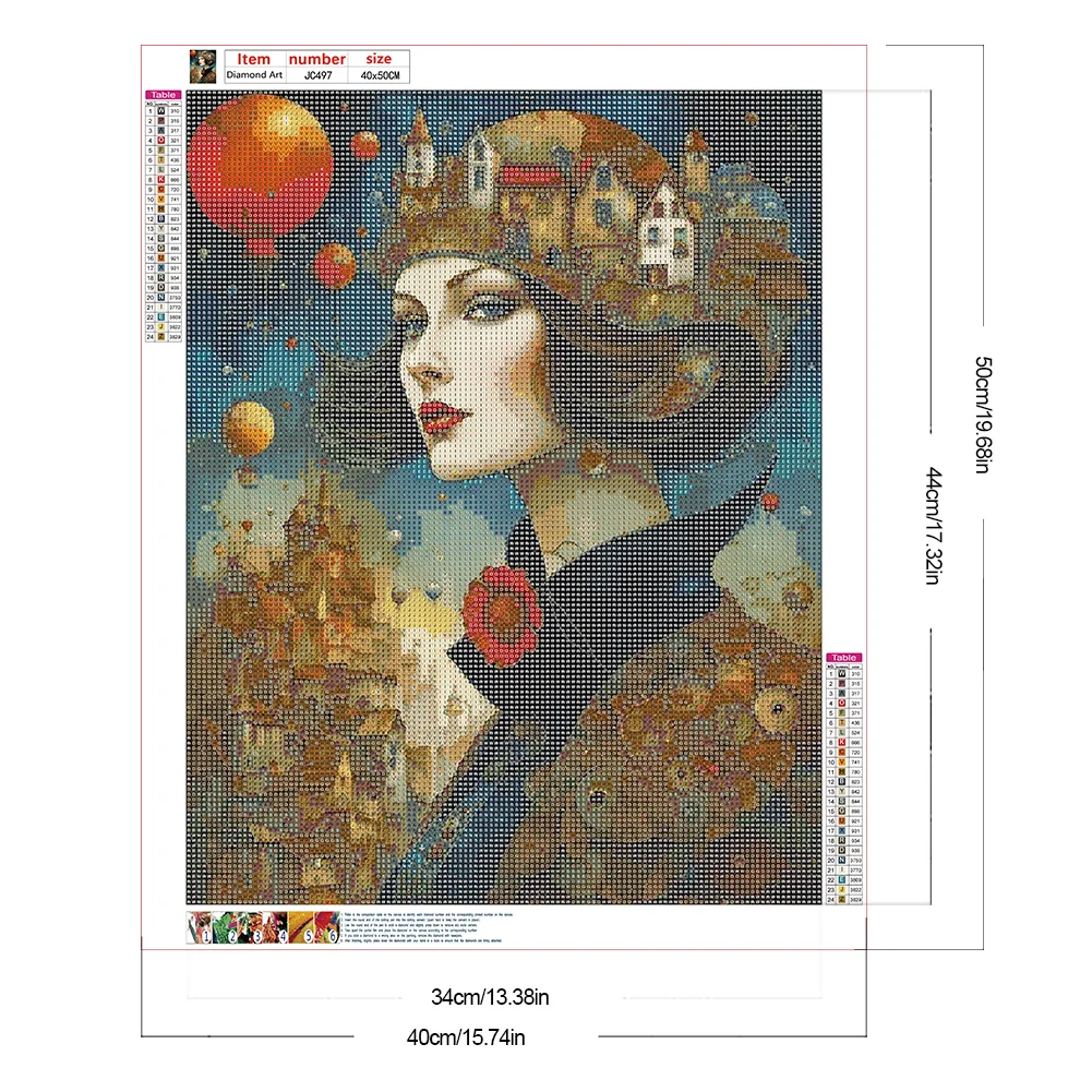 Diamond Painting - Full Round Drill - Beauty(Canvas|40*50cm)