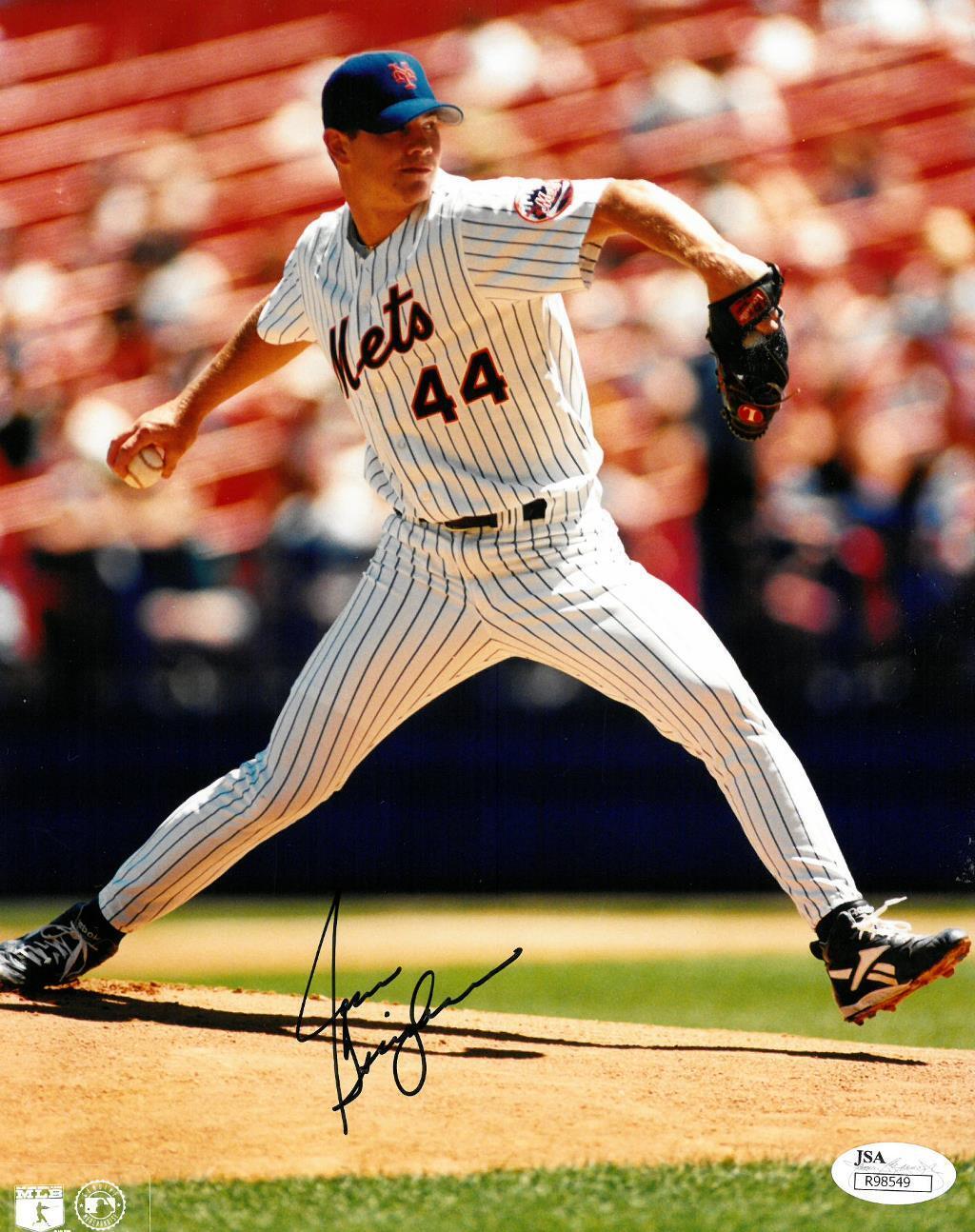 Jason Isringhausen Signed NY Mets Authentic Autographed 8x10 Photo Poster painting JSA #R98549