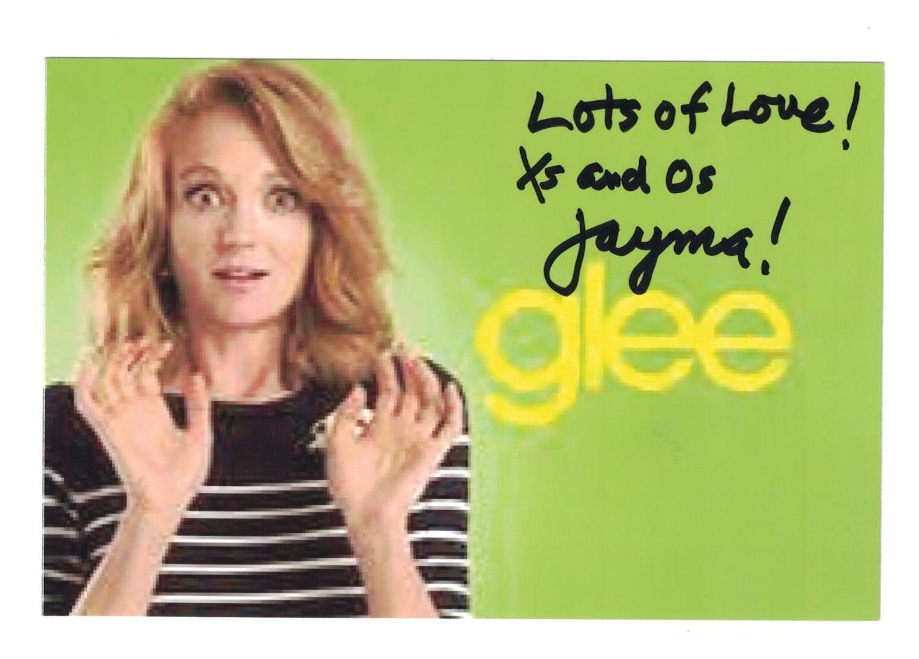 Jayma Mays Signed Autographed 4x6 Photo Poster painting Actress Singer Glee