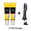 🚿 ACHETEZ 2 - RECEVEZ 1 GRATUIT ! ✨ Mastic Blanc Imperm&eacute;able Multifonction - Scellant &Eacute;tanche pour Joints, Rebords et R&eacute;parations 🛠️🧱 