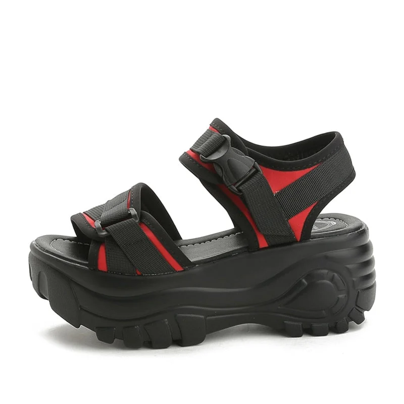 2020Women Sandals Women Platform Wedge Sandals 6cm High Heels Women Shoes Summer Sneakers Sandalia Mujer Zapatos De Mujer