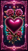 Luxury AB Velvet Diamond Painting Kit - Rose Heart