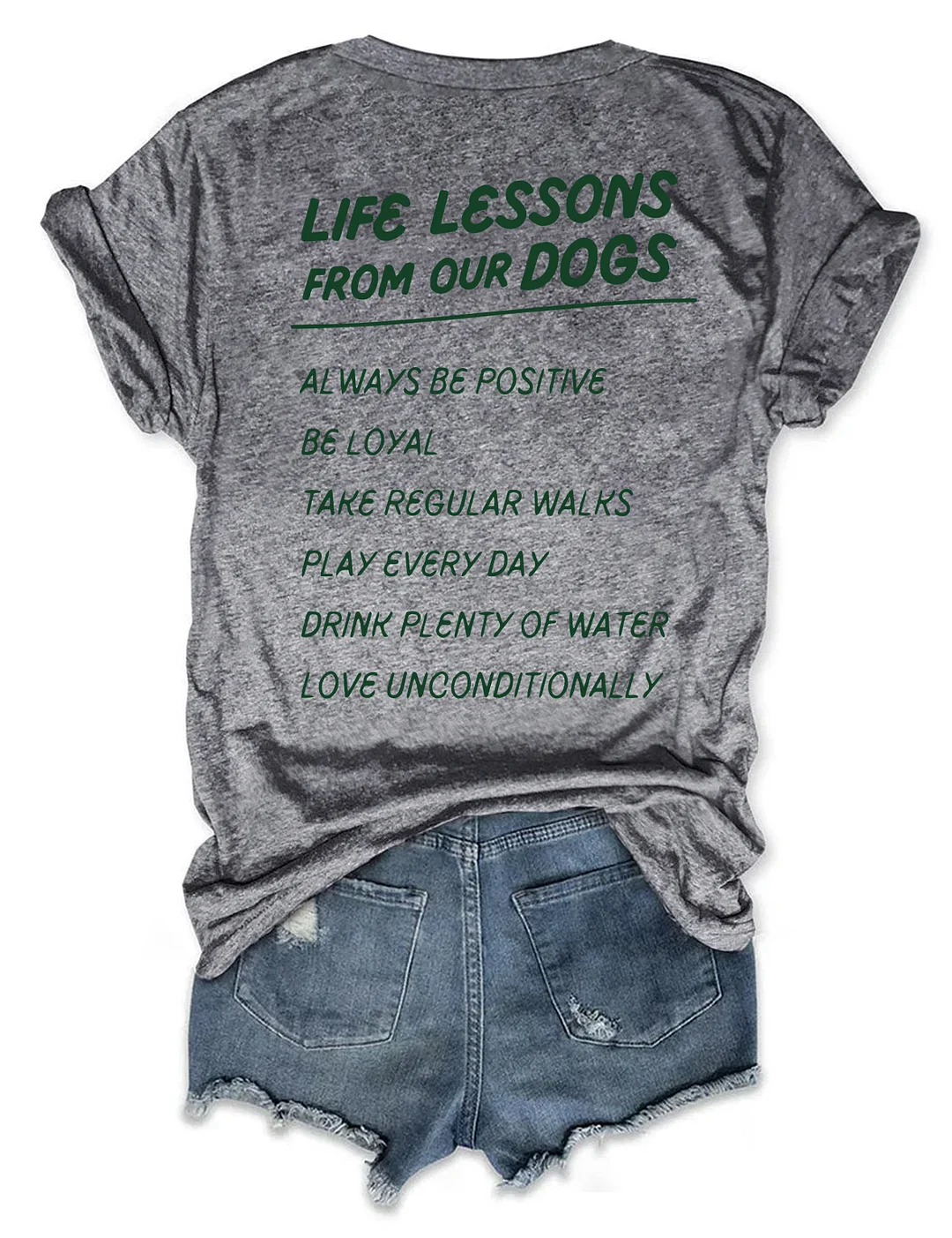 Life Lessons From Our Dogs T-shirt
