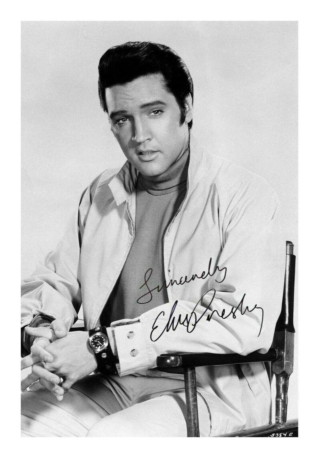 ELVIS PRESLEY AUTOGRAPH SIGNED PP Photo Poster painting POSTER