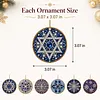 6pcs DIY Pearl Diamond Painting Christmas Tree Hanging Ornaments
