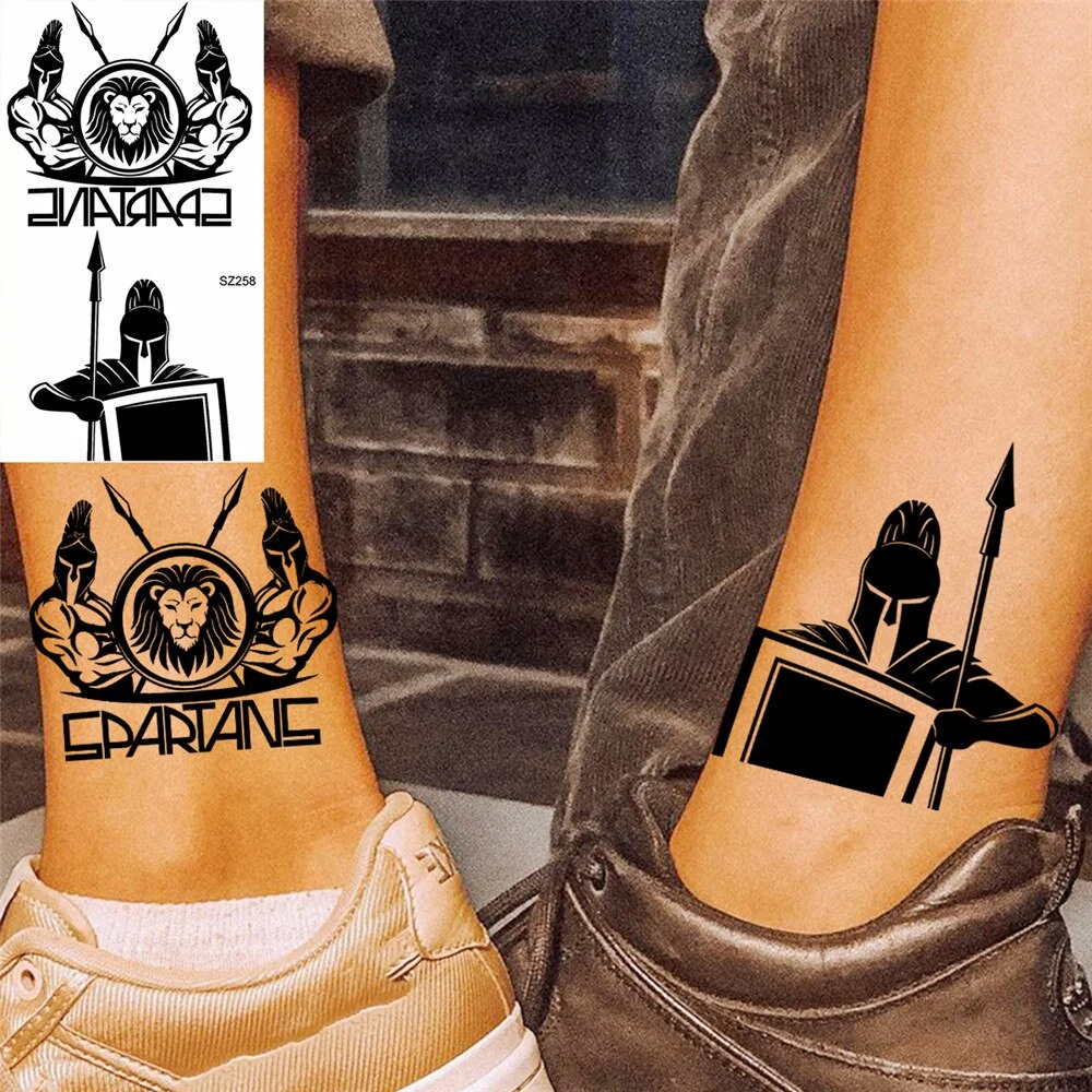 Minimalist Panda Small Temporary Tattoos For Women Men Realistic Seahorse Gorilla Tiger Fake Tattoo Sticker Arm Tatoos Body