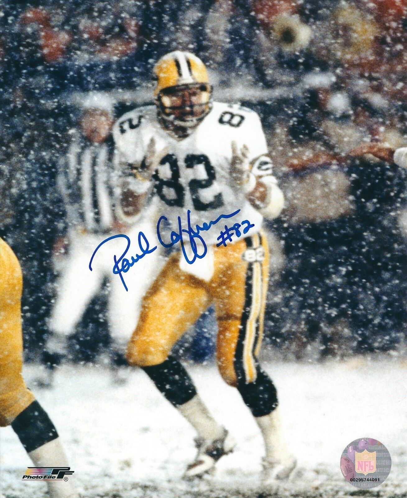 Autographed PAUL COFFMAN Green Bay Packers 8x10 Photo Poster painting w/COA