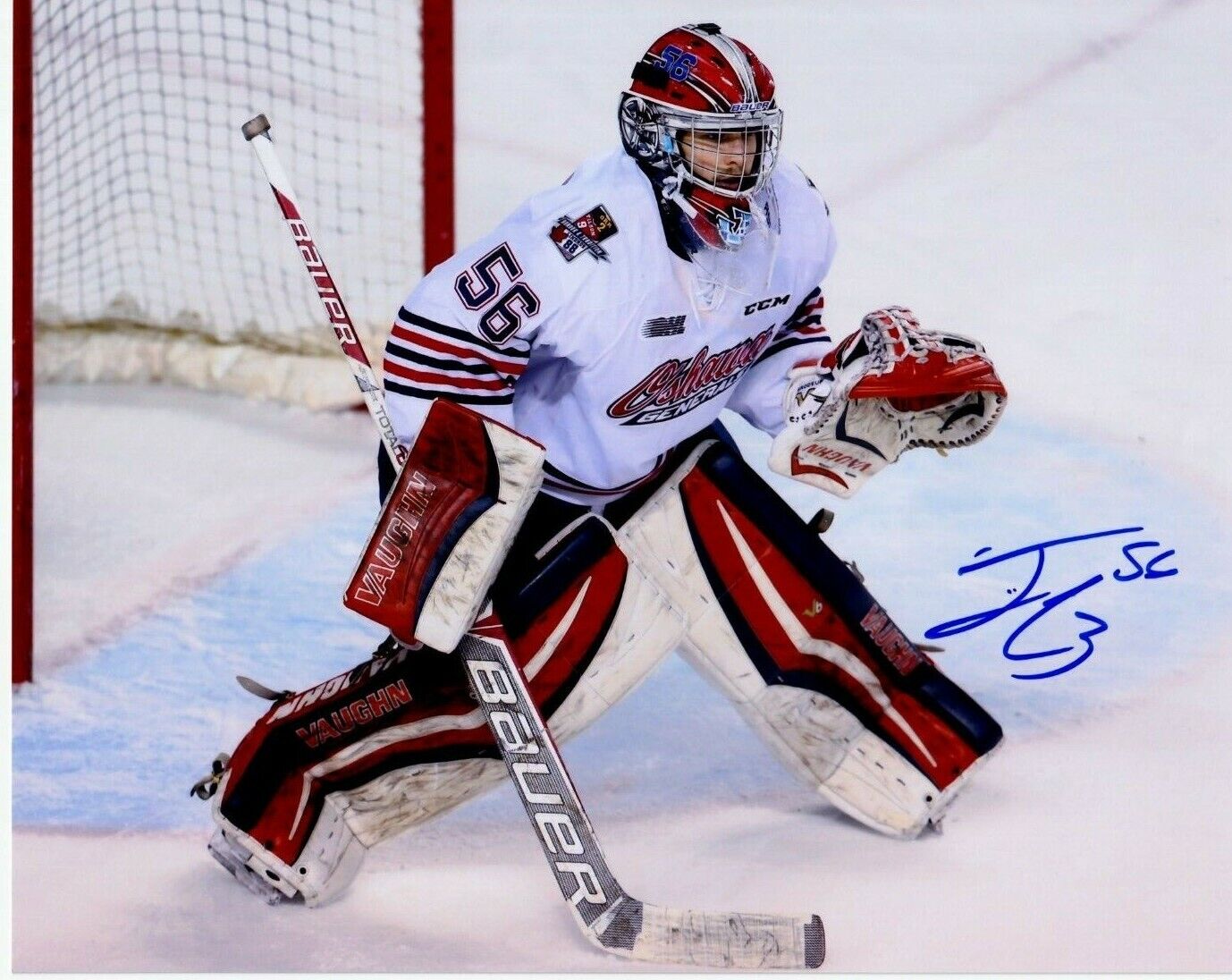 JEREMY (MARTIN) BRODEUR autographed SIGNED OSHAWA GENERALS 8X10 Photo Poster painting