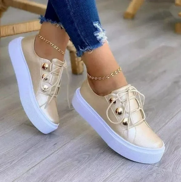 Last Day Promotion 50% OFF⇝WOMEN'S SUPER COMFORTABLE LEATHER SHOES WITH A ROUND TOE