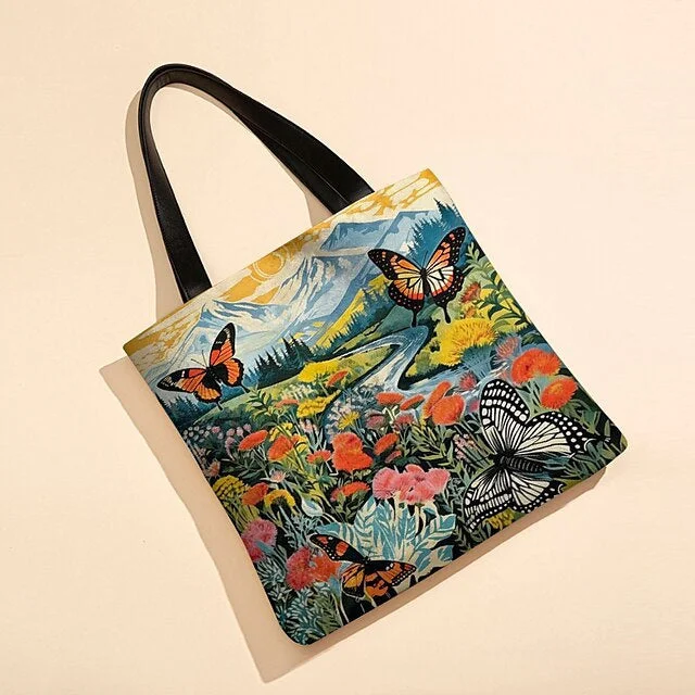 Style & Comfort for Mature Women Women's Butterfly Print Crossbody Bag