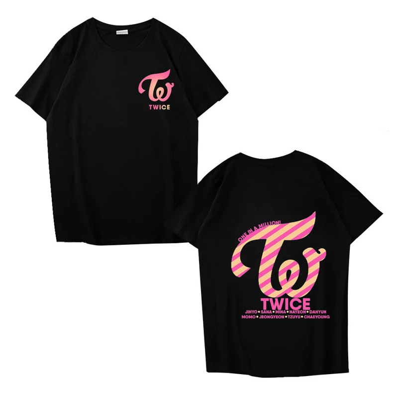 TWICE TONAL CROP T-SHIRT