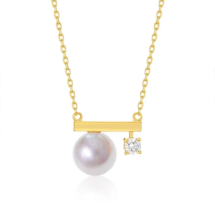 S925 Find Your Balance Pearl Balance Necklace