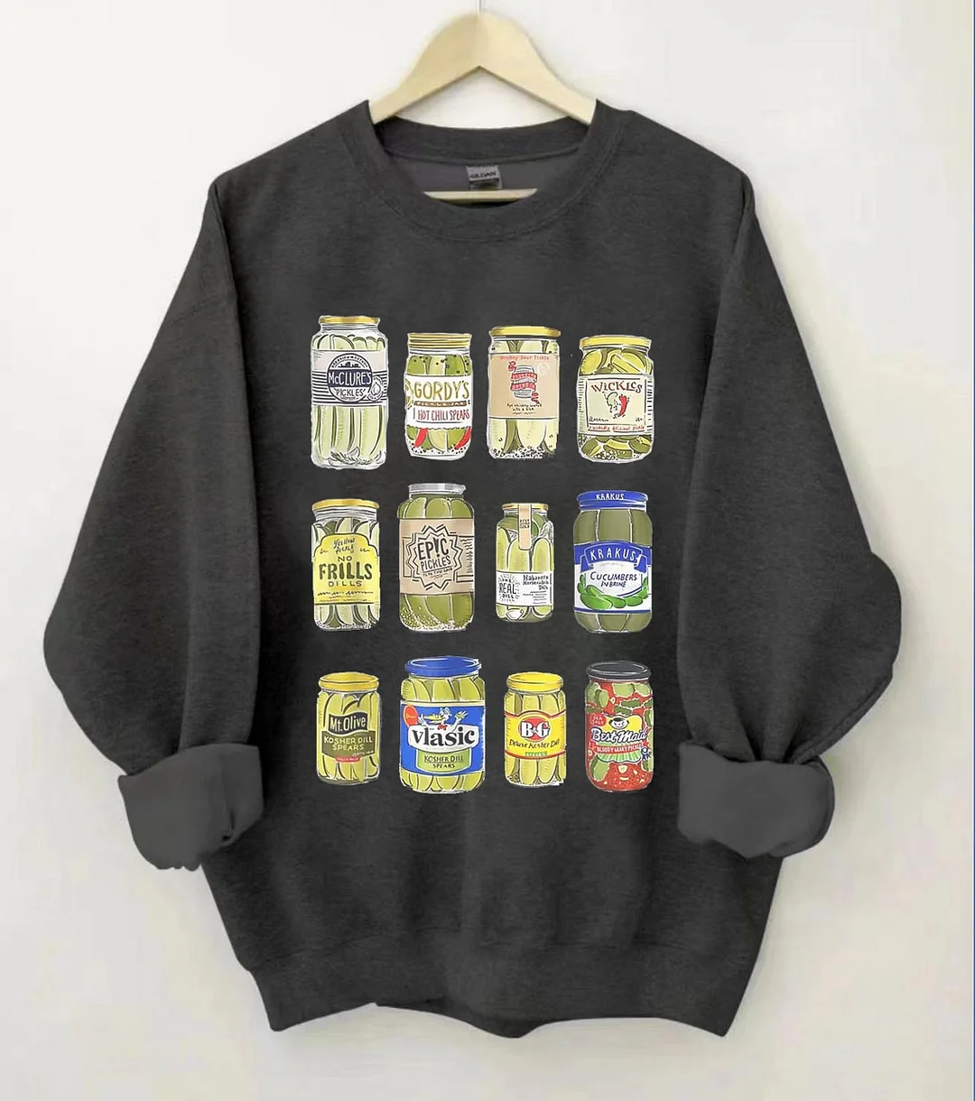 Vintage Canned Pickles Sweatshirt