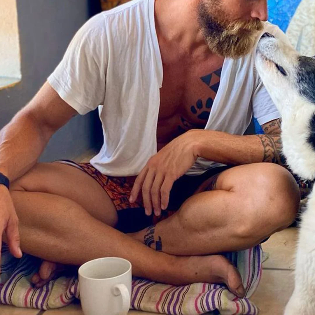 Men's Summer Casual V-Neck Cotton T-Shirt