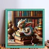 Dragon Book-11CT Stamped Cross Stitch 50*50cm/19.69*19.69in tapestrymarket