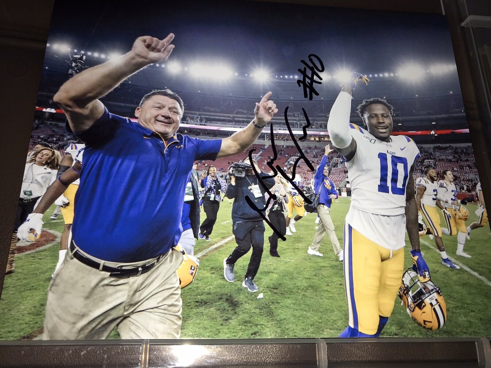 Stephen Sullivan LSU signed autographed 8x10 football Photo Poster painting National Champs!