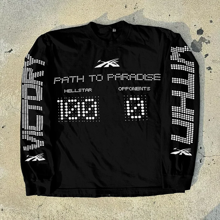 Hellstarsports Victory Within Graphic Crewneck Long Sleeve Tee