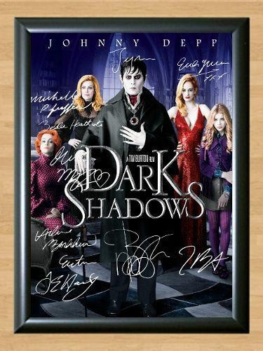 Dark Shadows Johnny Depp Cast Signed Autographed Photo Poster painting Poster Print Memorabilia A4 Size