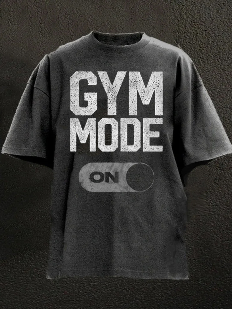 Gym Mood Washed And Used Pure Cotton T-shirt / Rvogue / Rvogue