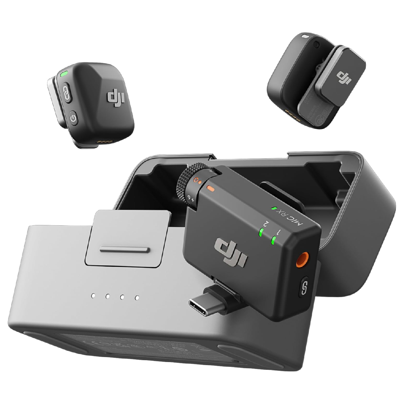 DJI Mic Mini (2 TX + 1 RX + Charging Case) (Certified Pre-Owned)