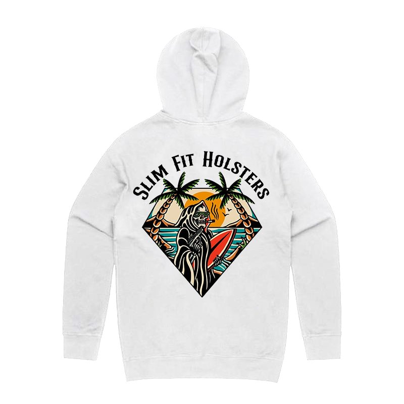 Slim Fit Holsters Printed Men's Casual Hoodie - Krazyskull