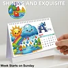 2026 Girls DIY Diamond Painting Paper Desk Calendar for Home Living Room