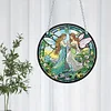 Diamond Painting Acrylic Stained Glass Fairy Hanging Pendant