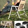 SunnyFeel Aluminum Alloy Kermit Chair, Outdoor Folding Chair, Ultralight Table and Chair, Camping Chair