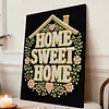 DIY Pearl Painting Love House for Home Wall Decor with Frame(30x40cm)