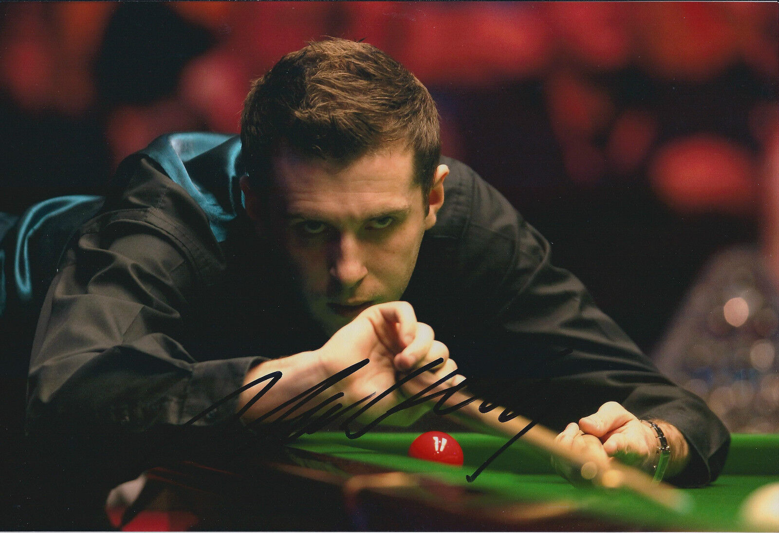 Mark SELBY SIGNED 12x8 Photo Poster painting Autograph COA AFTAL 3 x Masters Winner SNOOKER