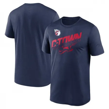 Men's Cleveland Guardians Navy T-Shirt 0VJZ