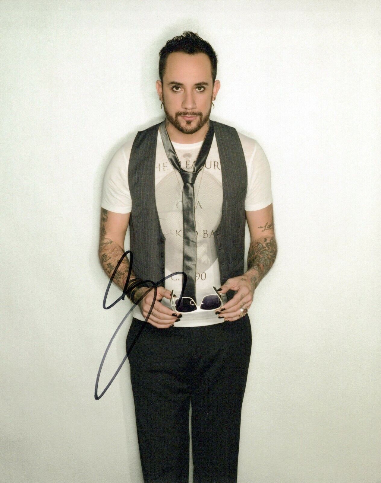 A.J. McLean Backstreet Boys autographed Photo Poster painting signed 8x10 #8