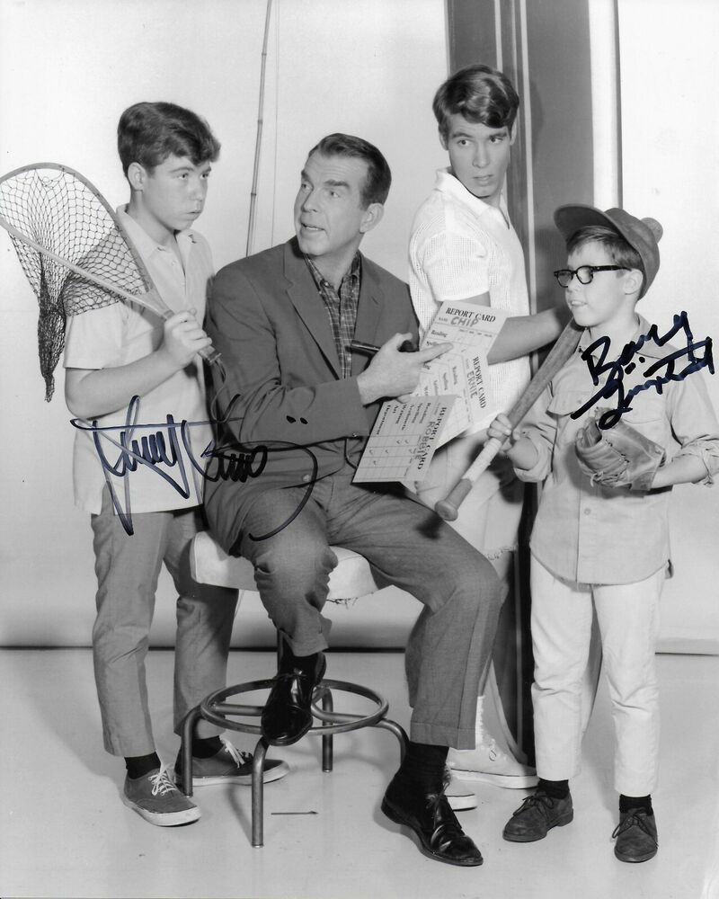 Stanley & Barry Livingston My Three Sons Original 8X10 Autographed Photo Poster painting #5