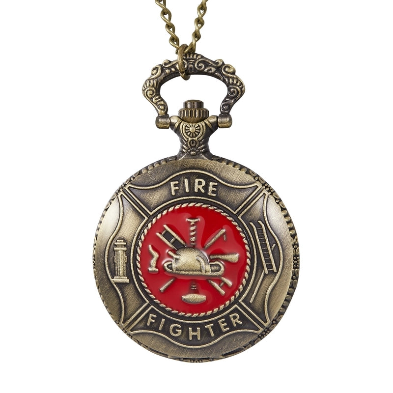 Vintage Style Guitar Bicycle Key Quartz Pocket Watch Women’s Watches