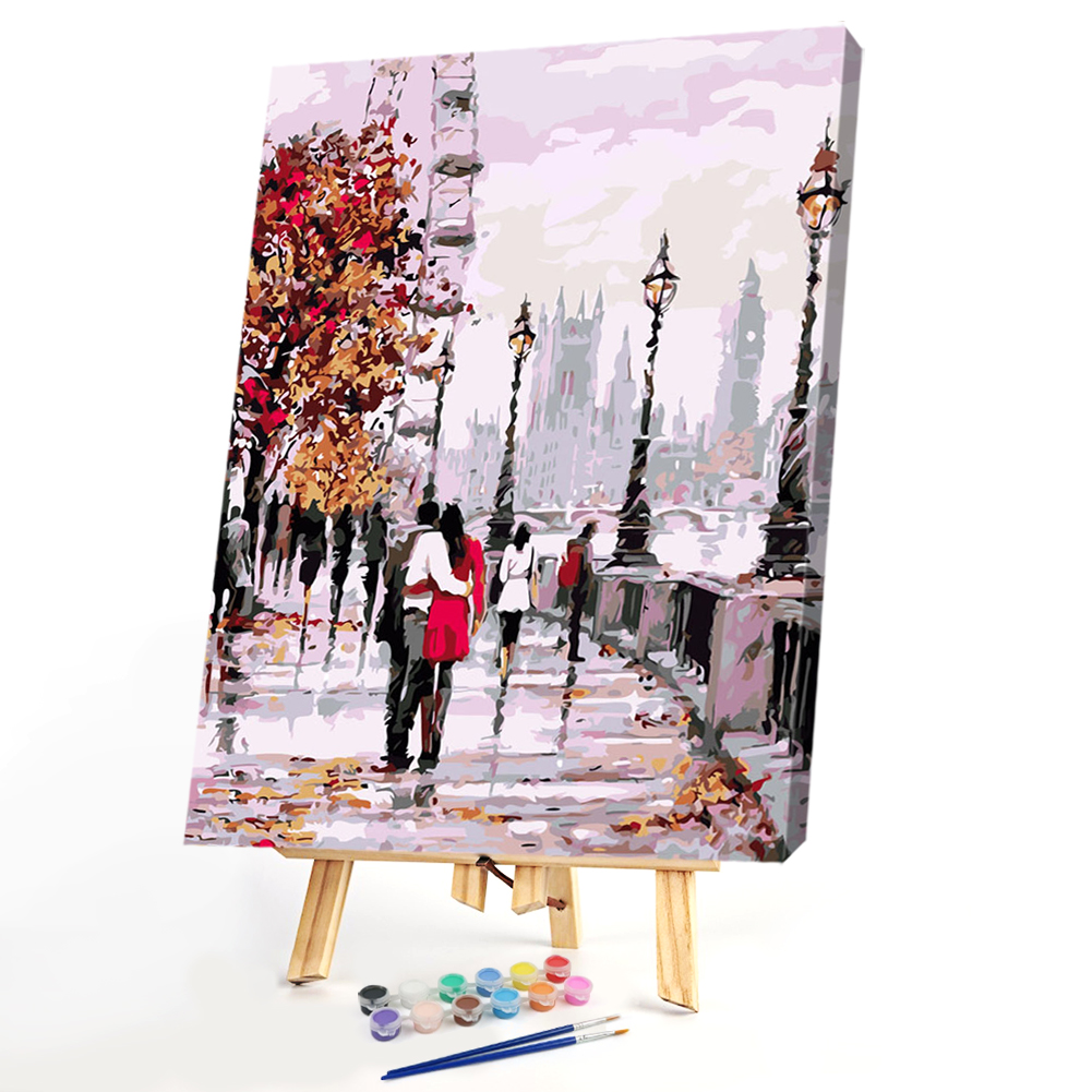 

40x50cm - Paint By Numbers Ferris Wheel Lovers, 501 Original