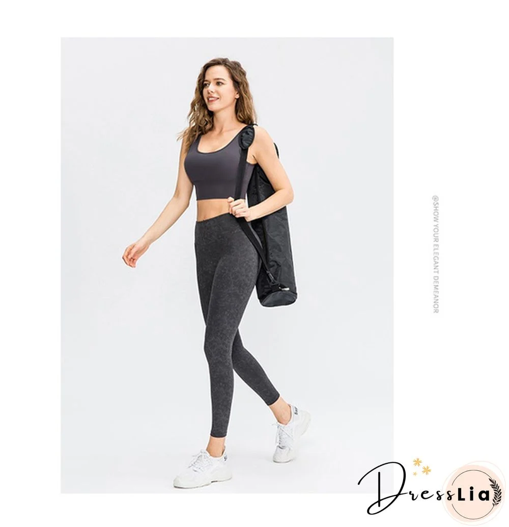 Print Women' Yoga Pants High Waist High Elastic Sport Leggings Gym Clothing Yoga Push Up Legging Running Workout Seamless Tights