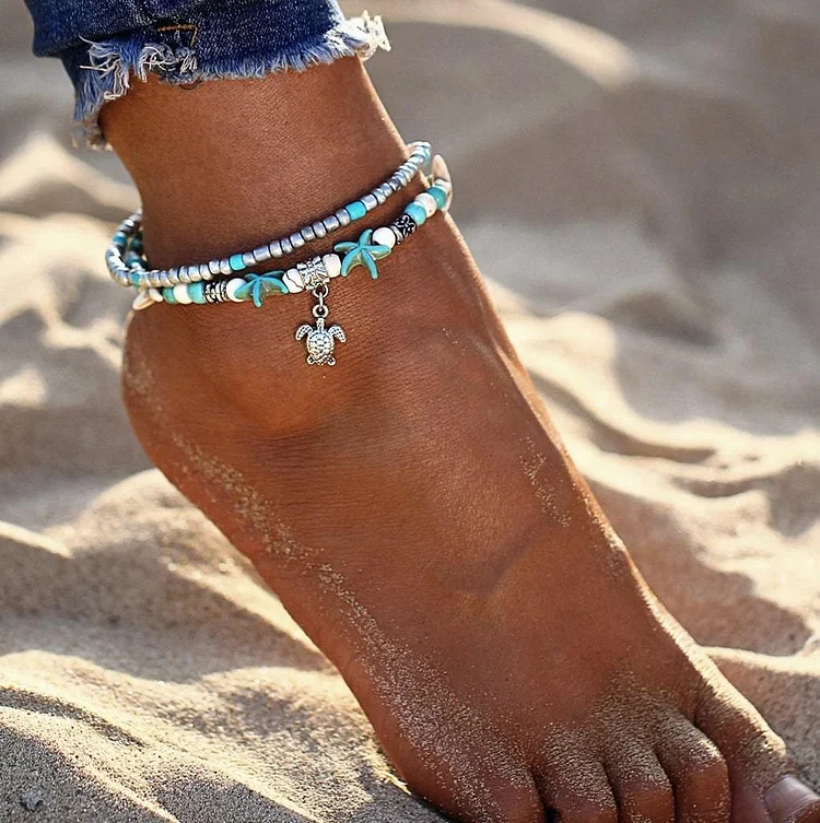 Sea Turtle Anklet